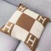 Hermes Camel Small Avalon Pillow