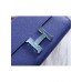 Hermes Constance Wallet In Navy Epsom Leather