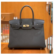Hermes Birkin 30cm 35cm Bag In Black Togo Leather