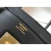 Hermes Birkin 30cm 35cm Bag In Black Clemence Leather