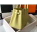 Hermes Birkin 30cm 35cm Bag In Jaune Poussin Clemence Leather