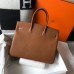 Hermes Birkin 30cm 35cm Bag In Brown Clemence Leather