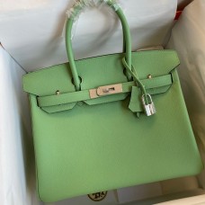 Hermes Birkin 30cm 35cm Bag In Vert Cypres Epsom Leather