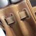 Hermes Kelly 28cm Bag Togo Leather Brown Gold Handmade Bag