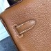 Hermes Kelly 28cm Bag Togo Leather Brown Gold Handmade Bag