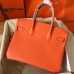 Hermes Orange Birkin 30cm 35cm Epsom Handmade Bag