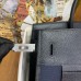 Hermes Birkin à l’envers 35 Bag in Black Clemence Leather and Canvas