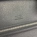 Hermes Birkin à l’envers 35 Bag in Black Clemence Leather and Canvas