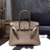 Hermes Birkin 30cm 35cm Bag In Etoupe Togo Calfskin Bag Original Leather Handstitched