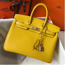 Replica Hermes Birkin 25 Retourne Handmade Bag In Craie Epsom Calfskin