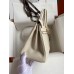 Hermes Birkin 25 Retourne Handmade Bag In Craie Epsom Calfskin