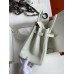 Hermes Birkin 25 Retourne Handmade Bag In Beton Swift Calfskin