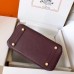 Hermes Birkin 25 Handmade Bag In Burgundy Swift Leather