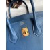 Hermes Birkin 25 Retourne Handmade Bag In Nata Swift Calfskin