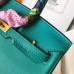 Hermes Birkin 25 Handmade Bag In Malachite Swift Leather