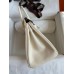 Hermes Birkin 25 Retourne Handmade Bag In Nata Swift Calfskin