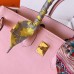 Hermes Birkin 25 Handmade Bag In Pink Swift Leather