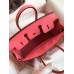 Hermes Birkin 25 Retourne Handmade Bag In Rose Lipstick Swift Calfskin