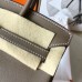 Hermes Birkin 25 Handmade Bag In Taupe Swift Leather