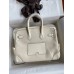 Hermes Birkin Cargo 25 Bag in Craie Toile and Swift Leather