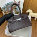 Hermes Shoulder Birkin Light 29 Bag in Ebene Swift Calfskin