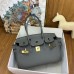 Hermes Shoulder Birkin Light 29 Bag in Etain Swift Calfskin
