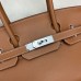 Hermes Shoulder Birkin Light 29 Bag in Gold Swift Calfskin