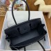 Hermes Shoulder Birkin Light 29 Bag in Black Swift Calfskin