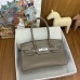 Hermes Shoulder Birkin Light 29 Bag in Taupe Swift Calfskin