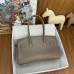 Hermes Shoulder Birkin Light 29 Bag in Taupe Swift Calfskin