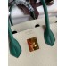 Hermes HSS Birkin 30 Bicolor Bag in Craie and Malachite Epsom Calfskin