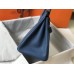 Hermes Birkin 30cm 35cm Bag In Blue Agate Togo Calfskin Bag Original Leather Handstitched