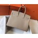 Hermes Birkin 30cm 35cm Bag In Argile Clemence Leather