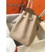 Hermes Birkin 30cm 35cm Bag In Argile Clemence Leather