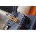 Hermes Birkin 30cm 35cm Bag In Navy Blue Clemence Leather