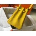 Hermes Birkin 30cm 35cm Bag In Yellow Clemence Leather