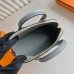 Hermes Bolide 1923 Mini Handmade Bag in Blue Glacier Evercolor Calfskin
