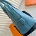 Hermes Bolide 1923 Mini Handmade Bag Blue Jean Evercolor Calfskin