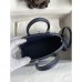 Hermes Bolide Mini Handmade Bag in Blue Saphir Evercolor Calfskin