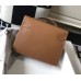 Hermes Kelly Depeche 34 Briefcase In Brown Calfskin