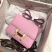 Hermes Epsom Constance 24cm Pink Atoll Handmade Bag