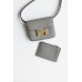 Hermes Constance Slim Wallet in Gris Meyer Epsom Calfskin Hermes Constance Slim Wallet in Gris Meyer Epsom Calfskin