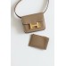 Hermes Constance Slim Wallet in Taupe Epsom Calfskin Hermes Constance Slim Wallet in Taupe Epsom Calfskin