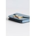 Hermes Constance Slim Wallet in Blue Lin Evercolor Calfskin
