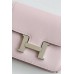 Hermes Constance Slim Wallet in Mauve Pale Epsom Calfskin Hermes Constance Slim Wallet in Mauve Pale Epsom Calfskin