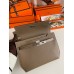 Hermes Kelly Depeches 25 Pouch in Taupe Epsom Calfskin