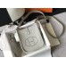 Hermes Evelyne III TPM Mini Bag In white Clemence Leather