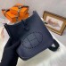 Hermes Dark Blue Evelyne II TPM Messenger Bag