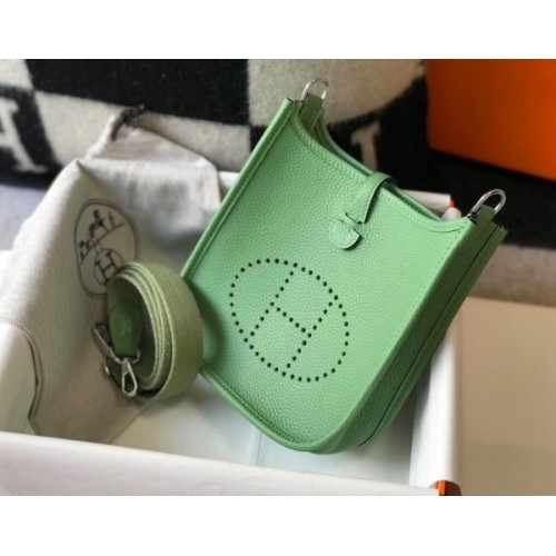 Hermes mini Evelyne Vert Criquet in 2023