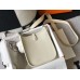 Hermes Evelyne III TPM Mini Bag In Craie Clemence Leather